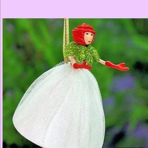 Rose fairy mini ornament